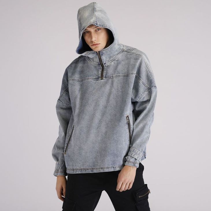 Fashion Light Blue Jeans Jackets Denim Jacket