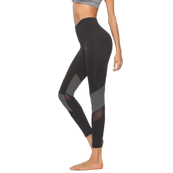 Fitness Tight Mesh Yoga Pants Sports Running Leggings For Women