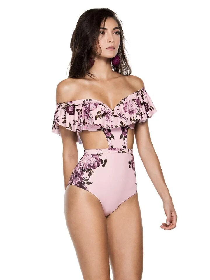 Handmade Crochet Bikini Women Floral Swimsuit Brazilian Bandage Bathing Suit