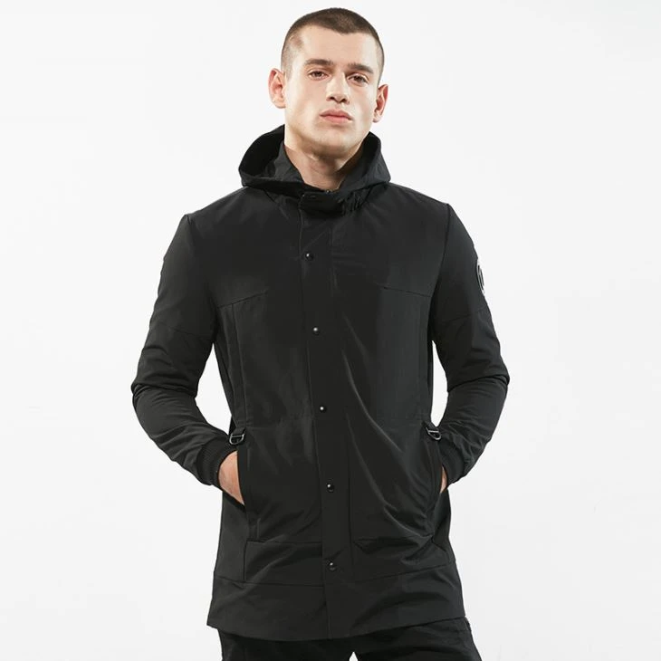 Long Winter Waterproof Jacket Mens