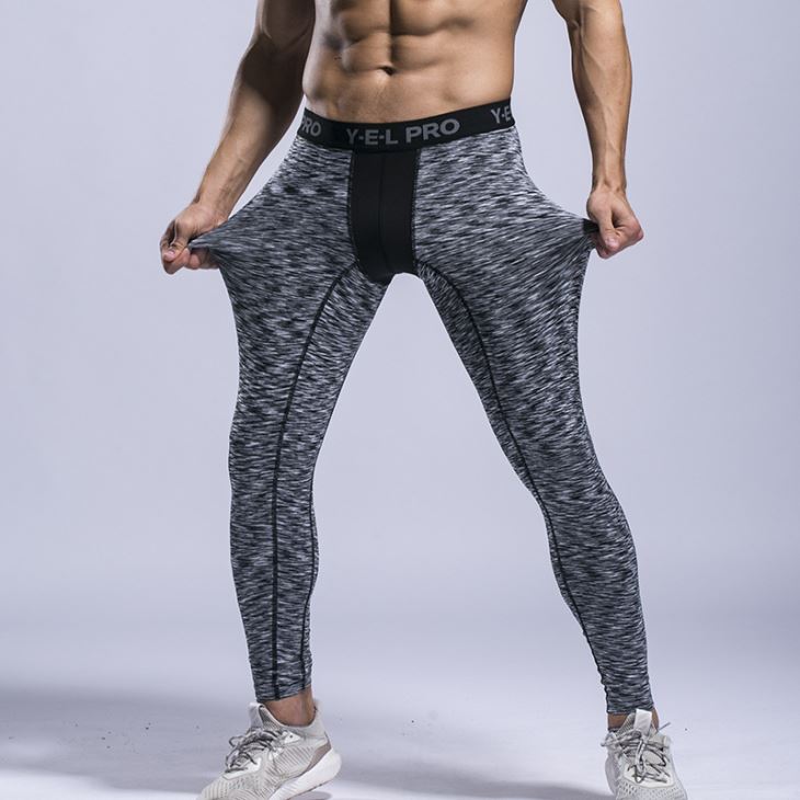 Mens Compression Pants Sport Gym Bodybuilding Joggers Leggings Trousers
