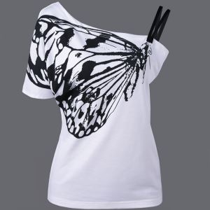 Custom High Quality Cotton Women's Printing T Shirts With Your Own Logo