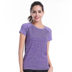 Quick-drying Yoga Fitness Top Running Short Sleeves
