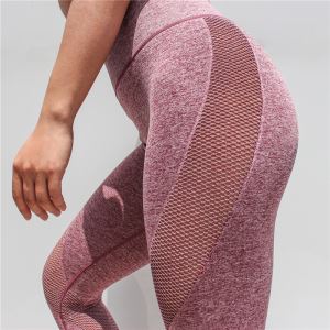 Women Seamless Legging Pink Style