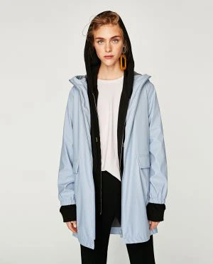 Women Windproof Ski Jacket Long Length