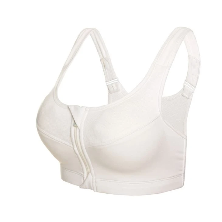 Wholesale Comfy Zip Large Cup Sports Bra Underwire