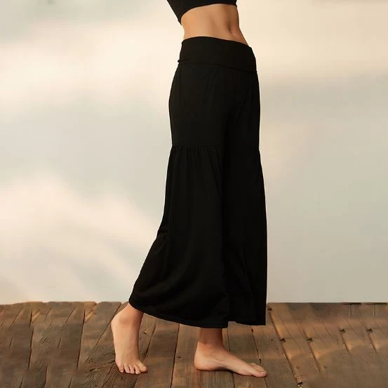 Casual Loose Sports Trousers Fitness Flared Yoga Pants Leggings