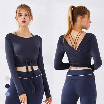 New Fitness Clothes Loose Sports Tops Yoga Slim Long-sleeved T-shirt For Women New Fitness Clothes Loose Sports Tops Yoga Slim Long-sleeved T-shirt For Women