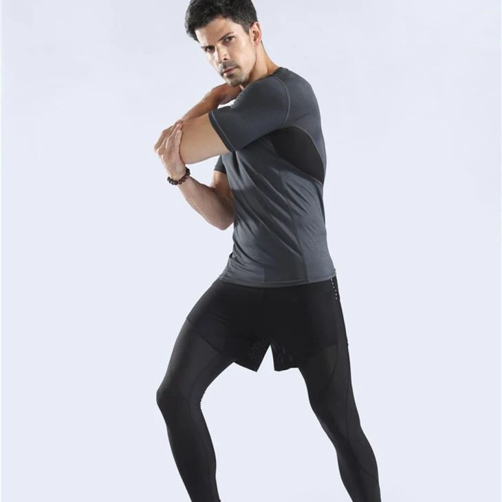 Quick Drying Mens Fitness Wear T Shirt