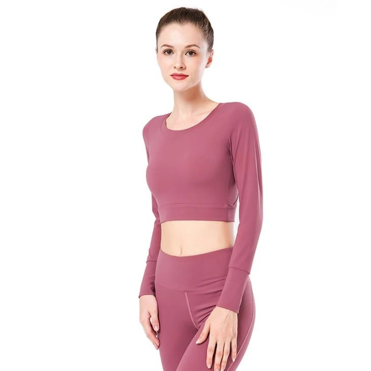 Sexy Yoga Shirts Women Long Sleeve Running T-Shirt Irregular Back Gym Crop Tops For Sports T Shirts Sexy Yoga Shirts Women Long Sleeve Running T-Shirt Irregular Back Gym Crop Tops For Sports T Shirts