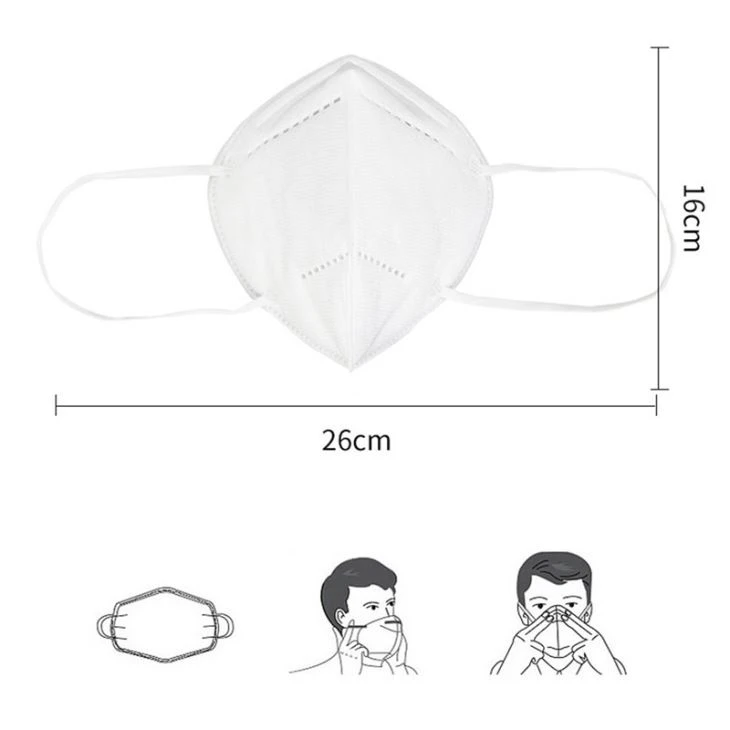 5Pcs Vented Face Mask KN95 5Pcs Vented Face Mask KN95