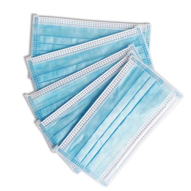 Non Woven 3 Ply Disposable Face Mask With Ear Loops Non Woven 3 Ply Disposable Face Mask With Ear Loops