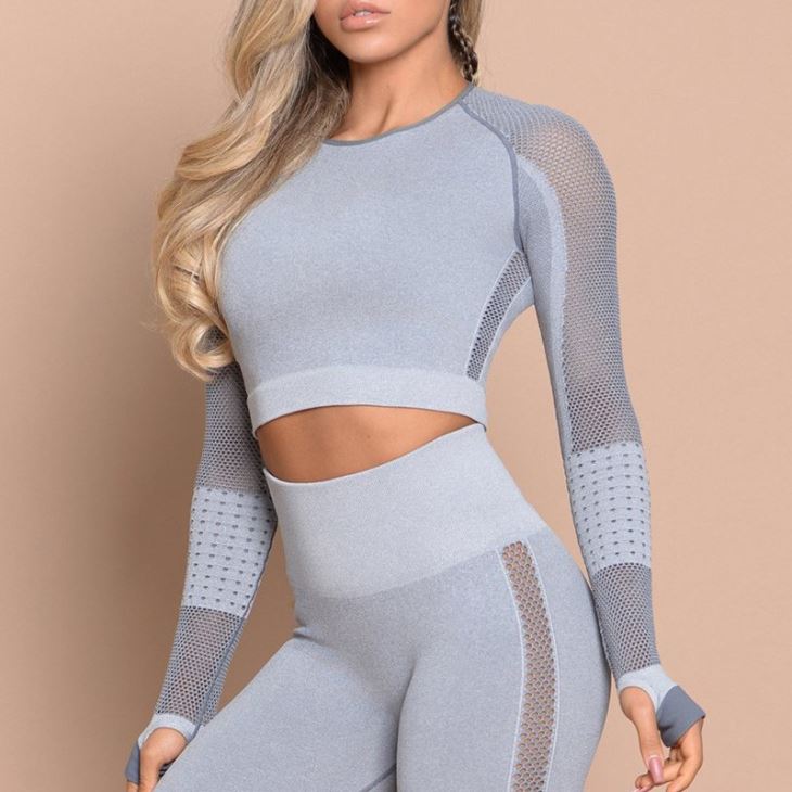 Running Sport Mesh Leggings Yoga Sets Running Sport Mesh Leggings Yoga Sets