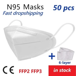 New Pm2.5 Dust Masks Reusable KN95