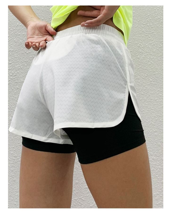 Wholesale Women Double-Layer Yoga Shorts Wholesale Women Double-Layer Yoga Shorts