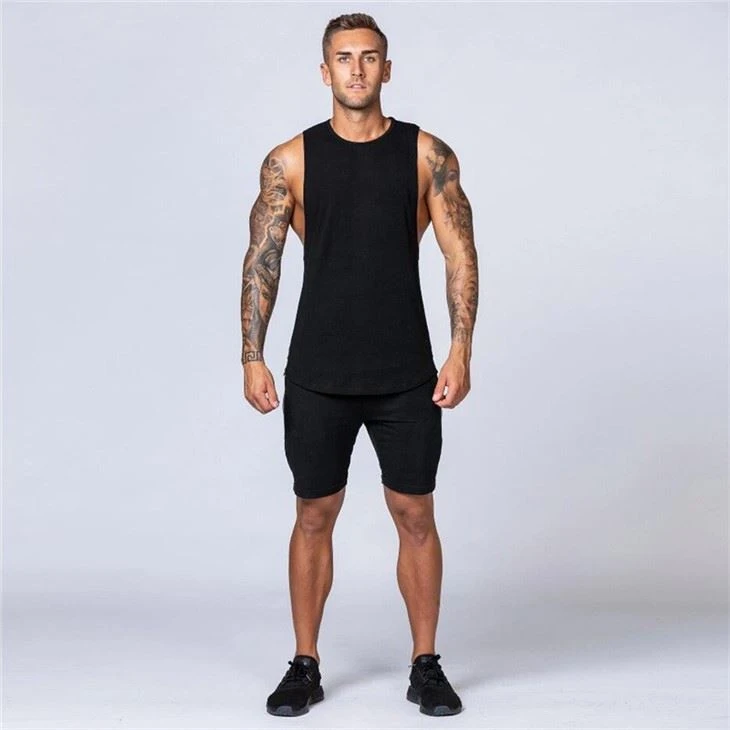 Athletic Shirts Sleeveless Fitness Wear Workout Men Gym Tank Top For Men