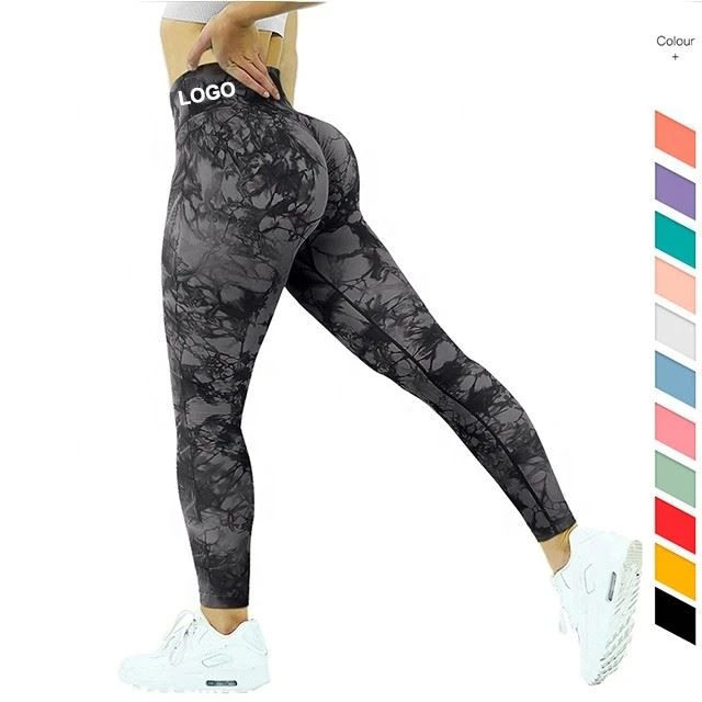 Butt Lifting Tie Dye Soft Workout Leggings Tights Seamless Fitness Scrunch Butt Butt Lifting Tie Dye Soft Workout Leggings Tights Seamless Fitness Scrunch Butt