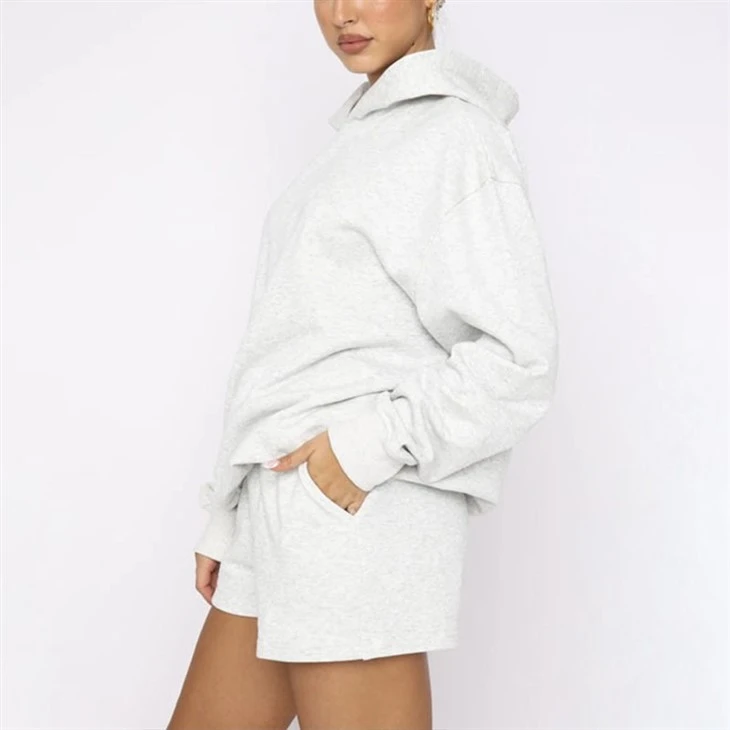 2 Piece Sweatsuit Shorts Set 2 Piece Sweatsuit Shorts Set