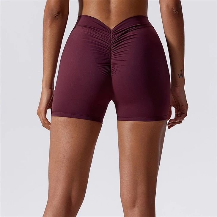Active Wear Butt Lifting Training Custom High Waist Gym Yoga Shorts For Women Active Wear Butt Lifting Training Custom High Waist Gym Yoga Shorts For Women
