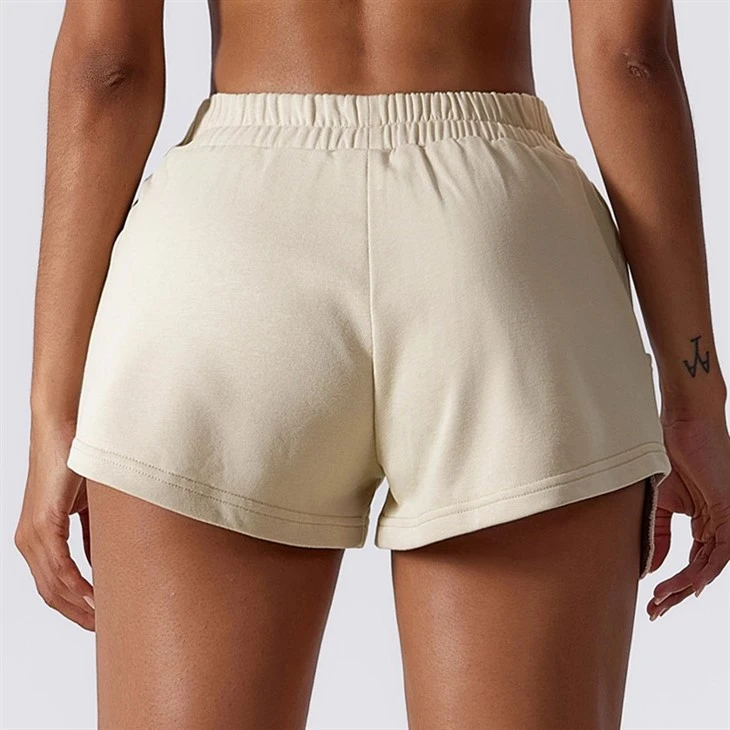 Autumn Winter Custom Logo Activewear Women Cotton Elastic Band Heather Grey Sweat Shorts Biker Shorts For Women Autumn Winter Custom Logo Activewear Women Cotton Elastic Band Heather Grey Sweat Shorts Biker Shorts For Women