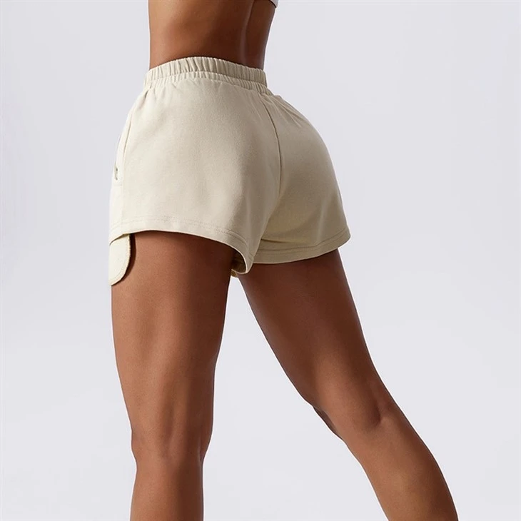 Autumn Winter Custom Logo Activewear Women Cotton Elastic Band Heather Grey Sweat Shorts Biker Shorts For Women Autumn Winter Custom Logo Activewear Women Cotton Elastic Band Heather Grey Sweat Shorts Biker Shorts For Women