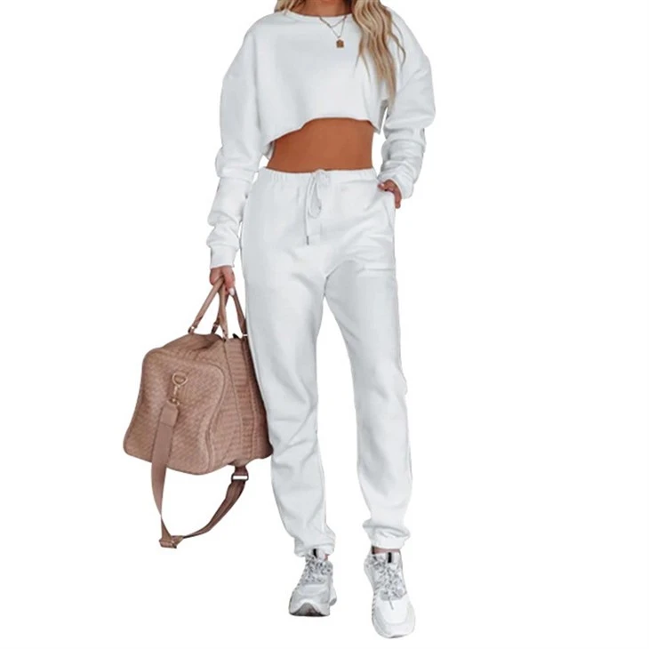Casual Long Sleeve Jogger Sweatsuit 2piece Set Outfits For Women Casual Long Sleeve Jogger Sweatsuit 2piece Set Outfits For Women