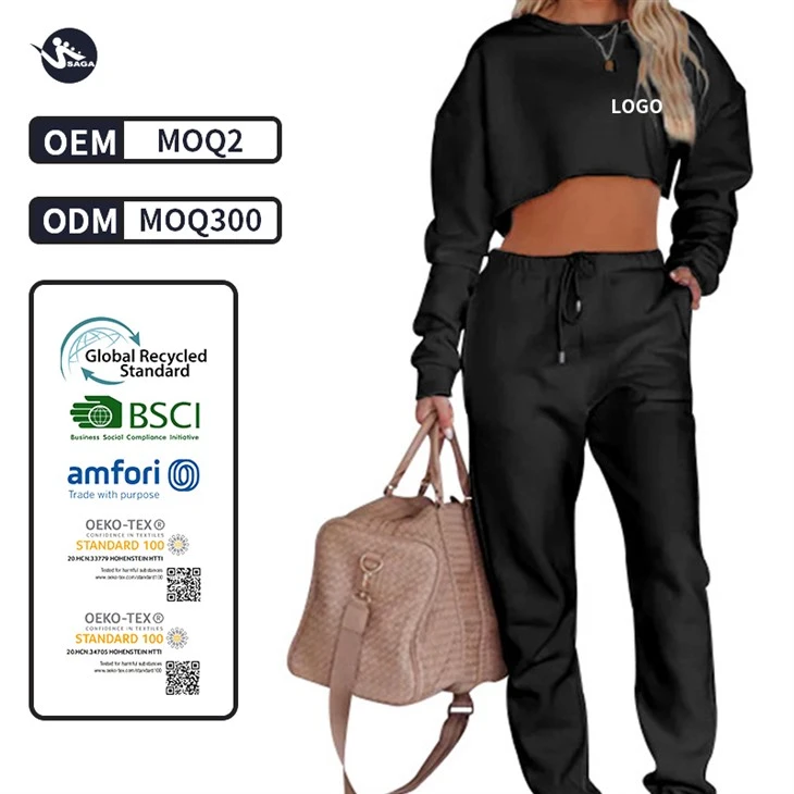 Casual Long Sleeve Jogger Sweatsuit 2piece Set Outfits For Women Casual Long Sleeve Jogger Sweatsuit 2piece Set Outfits For Women