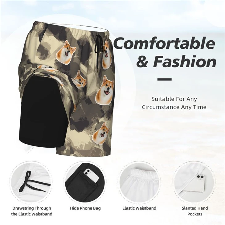 Custom 5 Inch Inseam Mesh Shorts For Men