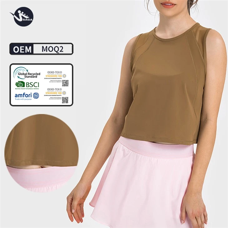 Custom Logo Loose Fit Crop Top Women