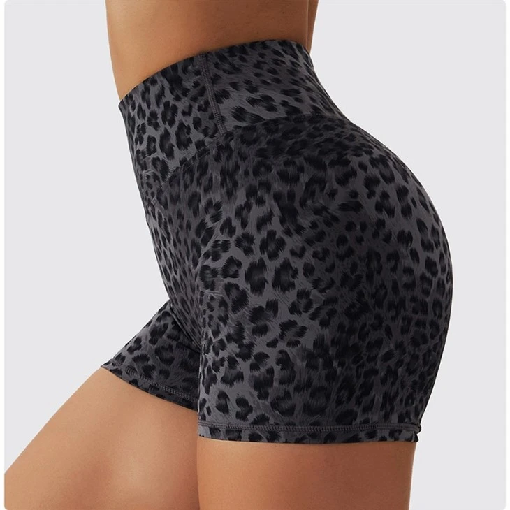 Custom Logo Nylon Spandex Scrunch Compression Camouflage Compression Yoga Shorts For Women Custom Logo Nylon Spandex Scrunch Compression Camouflage Compression Yoga Shorts For Women