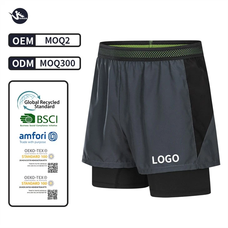 Elastic Gym Shorts Men Elastic Gym Shorts Men