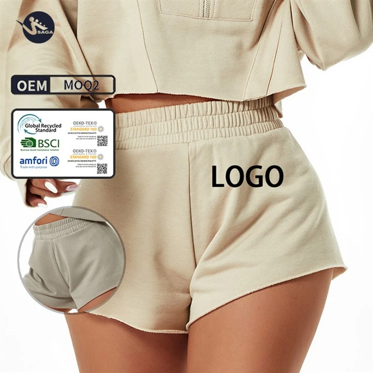 Elastic Women Ribbed Shorts Elastic Women Ribbed Shorts