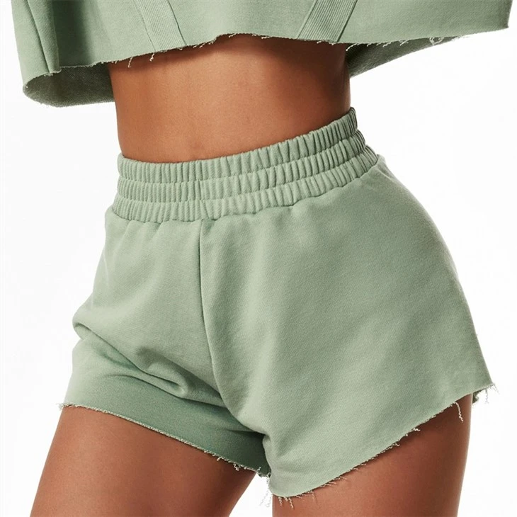 Elastic Women Ribbed Shorts Elastic Women Ribbed Shorts