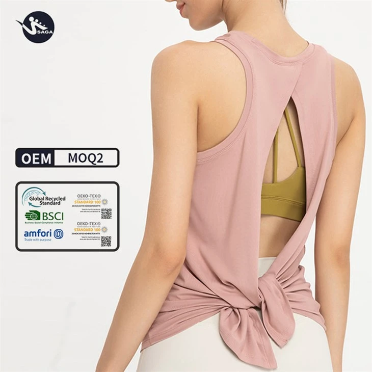 Fashion White Light Sport Breathable Tank Top