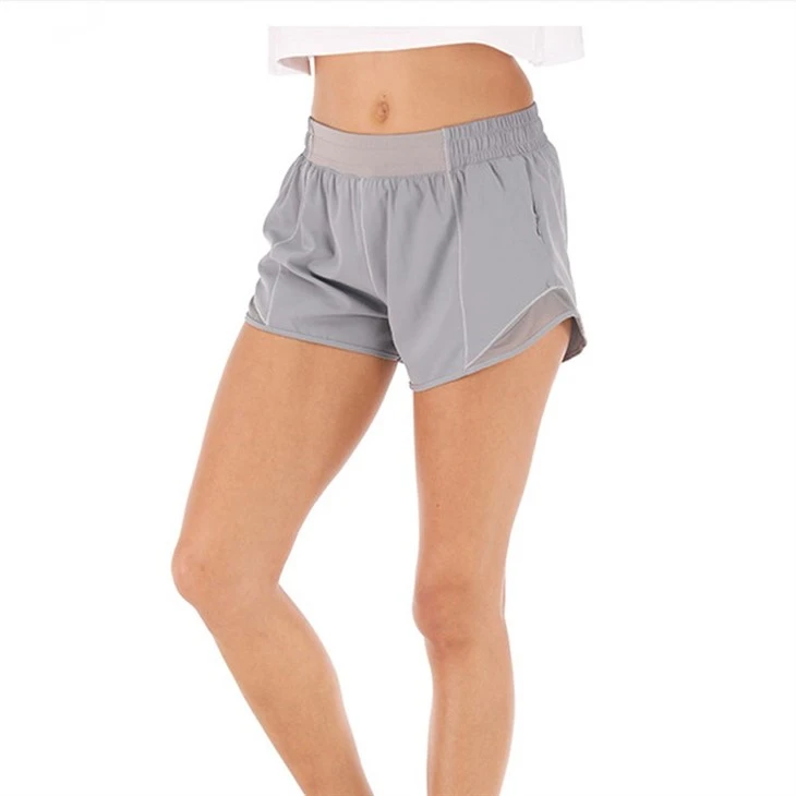 Fashion Women Wide Waistband Workout Gym Sports Shorts With Inner Shorts Fashion Women Wide Waistband Workout Gym Sports Shorts With Inner Shorts