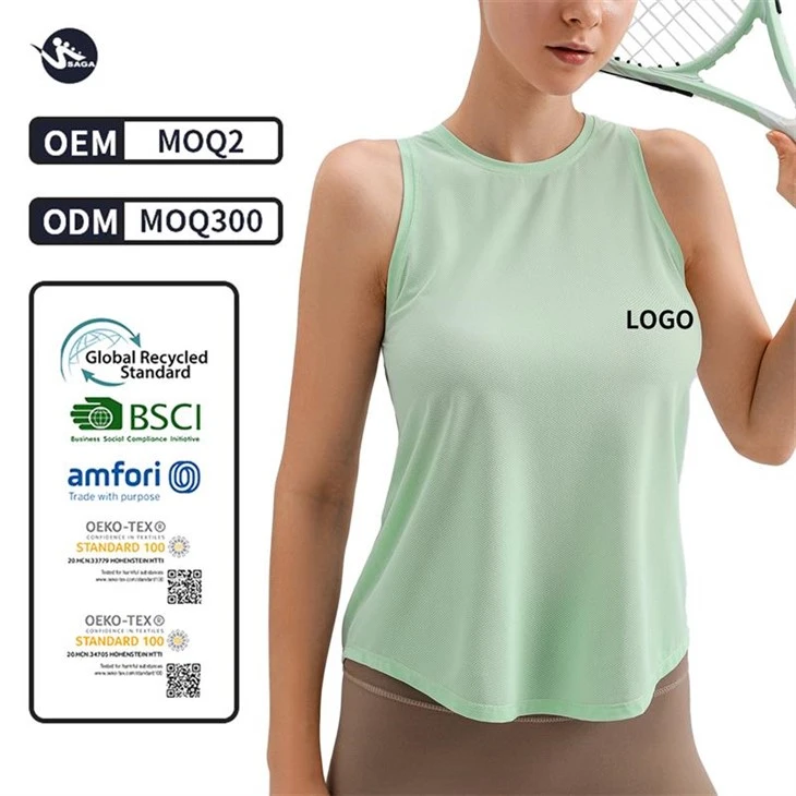 Fitness Crew Neck Tank Top