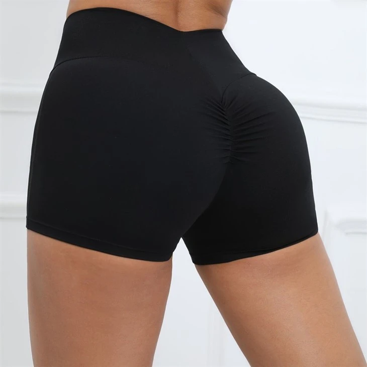 Fitness High Waisted Tummy Control Back V Shape Jogging No Front Rise Seam Workout Baby Blue Yoga Biker Shorts For Women Fitness High Waisted Tummy Control Back V Shape Jogging No Front Rise Seam Workout Baby Blue Yoga Biker Shorts For Women
