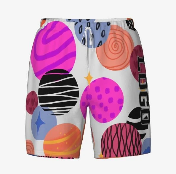Graphic Mesh Shorts Mens