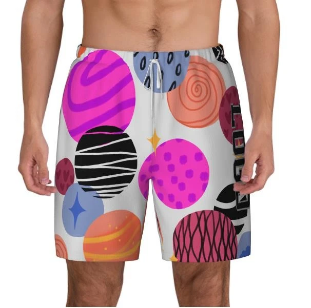 Graphic Mesh Shorts Mens