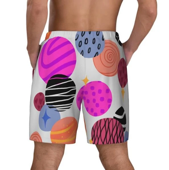 Graphic Mesh Shorts Mens