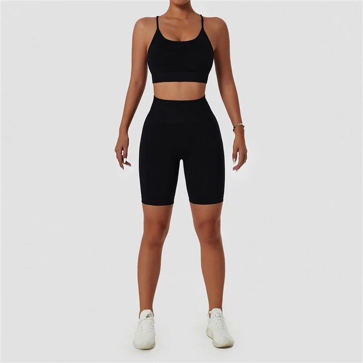 High Quality New Women Fitness Apparel Gym Workout Set High Quality New Women Fitness Apparel Gym Workout Set