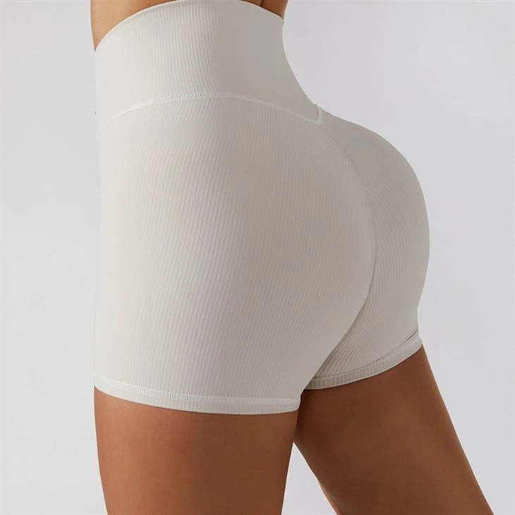 New Women Sports Bottom Simple Ribbed High Waisted Tight Breathable Yoga Shorts Moisture-Wicking Bike Shorts New Women Sports Bottom Simple Ribbed High Waisted Tight Breathable Yoga Shorts Moisture-Wicking Bike Shorts