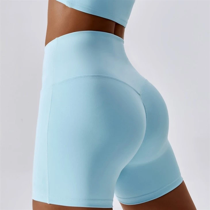 Oem Butt Lift Sport Workout High Waisted Two Piece Athletic Fitness Women Seamless Yoga Shorts Set Oem Butt Lift Sport Workout High Waisted Two Piece Athletic Fitness Women Seamless Yoga Shorts Set