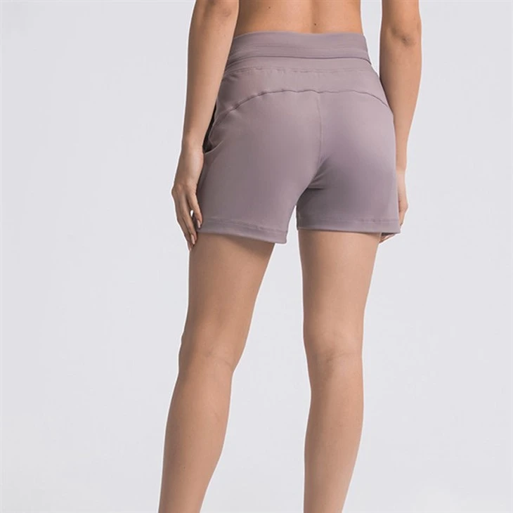 Premium Wholesale Custom Blank Ribbed Waist Pockets Short Pants Cotton Shorts For Women Premium Wholesale Custom Blank Ribbed Waist Pockets Short Pants Cotton Shorts For Women