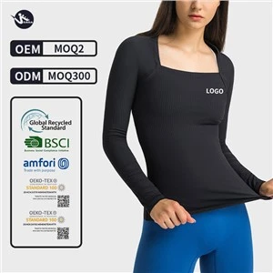 Hot Sale Women Fitness Yoga Top Gym Compression Tshirt Women Sports Apparel