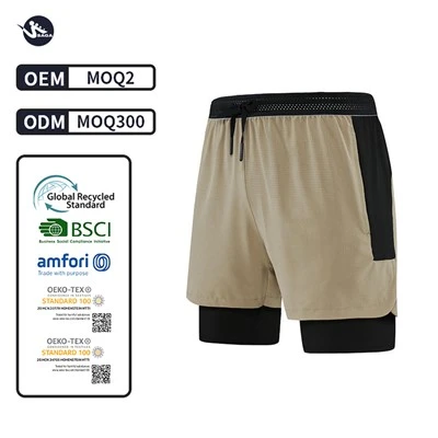 Mens Gym Athletic Men Workout Jogger Shorts