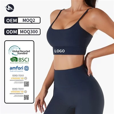 Rib Women Sport Tank Top Sleeveless