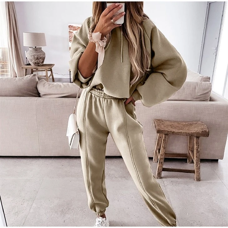 Sports Wear Hoodie And Pant Set Woman Joggers Sports Wear Hoodie And Pant Set Woman Joggers