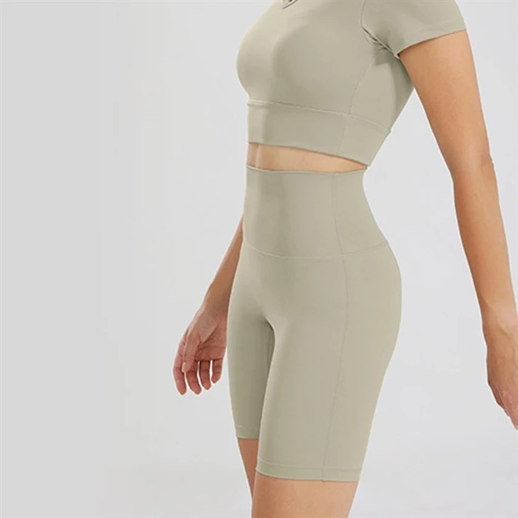 Summer Custom Tummy Control Gym Fitness High Waist Tummy Control Jogging Workout Yoga Biker Shorts For Women Summer Custom Tummy Control Gym Fitness High Waist Tummy Control Jogging Workout Yoga Biker Shorts For Women