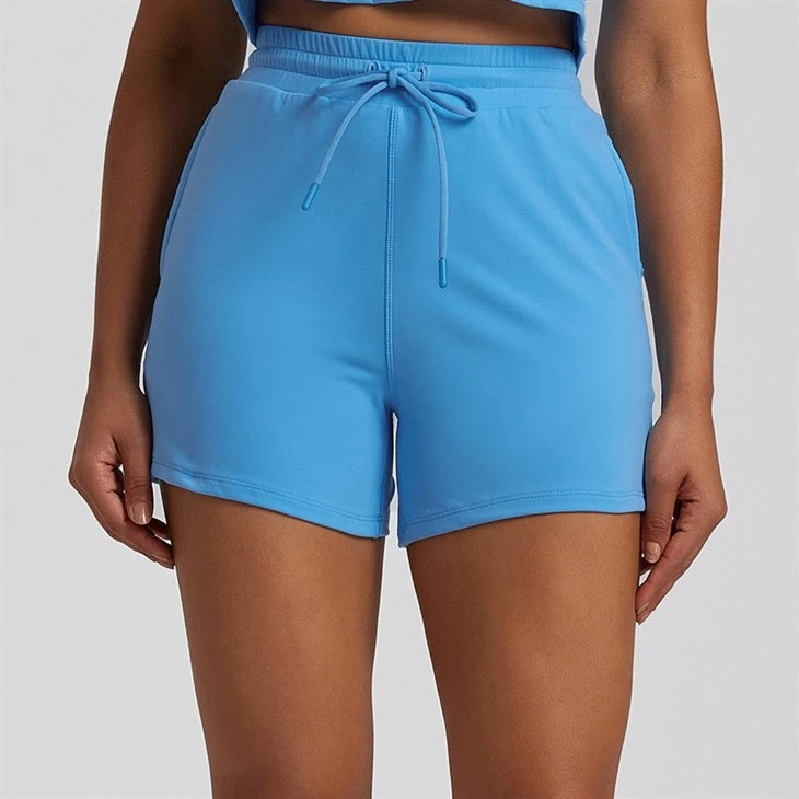 Summer New Arrival Custom Fitness French Terry Cotton Fabric Jogging Workout Drawstring Yoga Sport Dark Grey Biker Shorts Summer New Arrival Custom Fitness French Terry Cotton Fabric Jogging Workout Drawstring Yoga Sport Dark Grey Biker Shorts